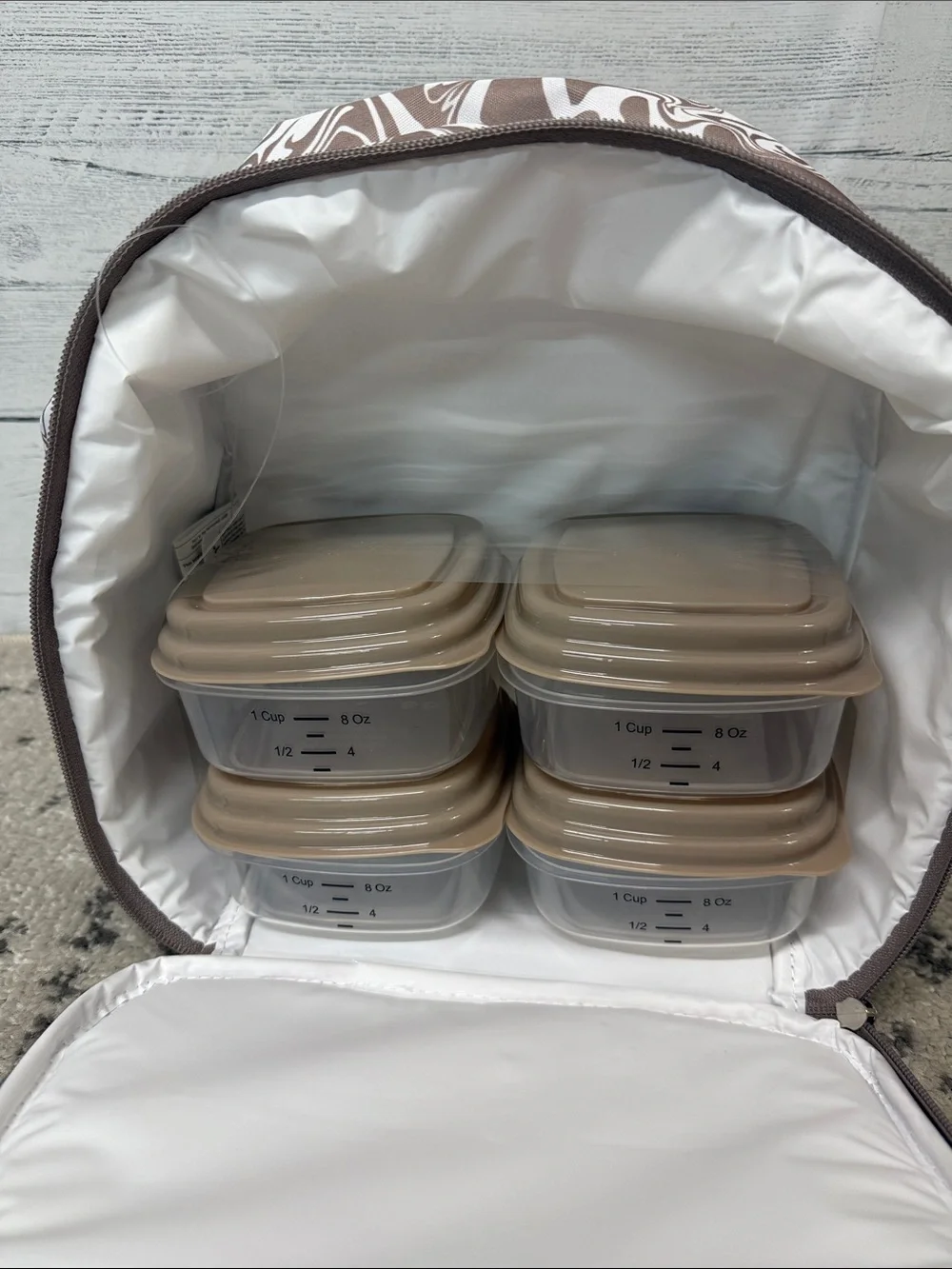 NWT Fit & Fresh Marina Insulated Lunch Kit/Tote